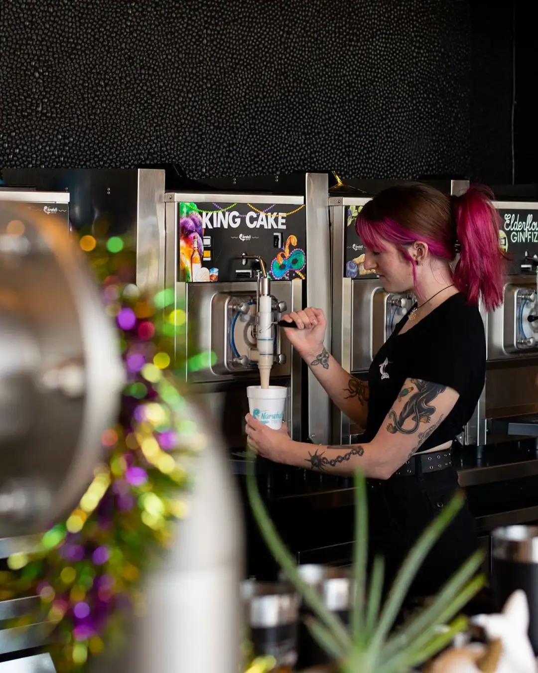 Employee Pouring Drink